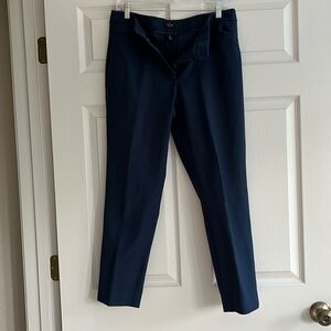 White House Black Market The Slim Ankle Blue dress pants size 10